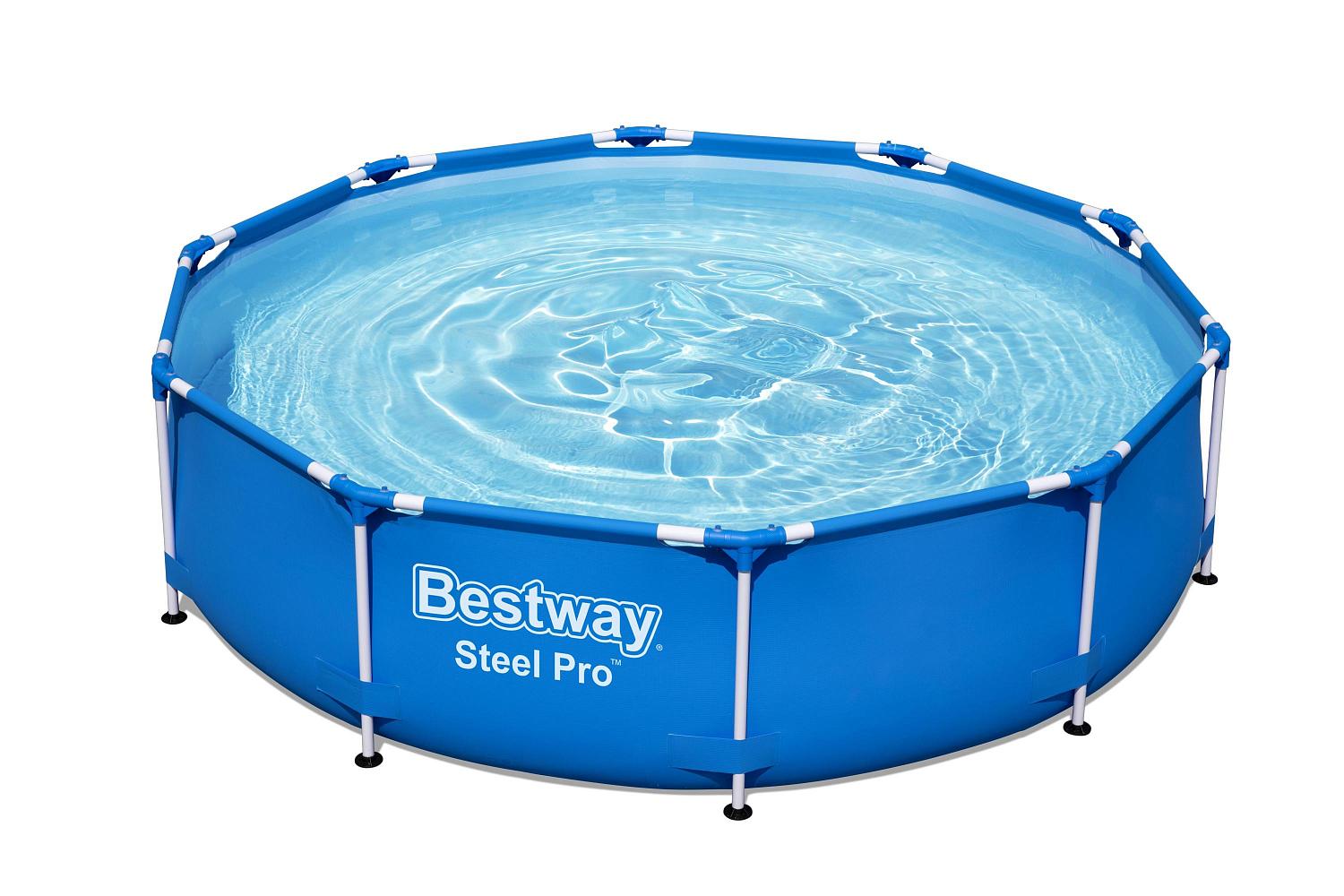 Каркасный бассейн Bestway 56679 BW, Steel Pro 305х76см, 4678л, фильтр-насос фото 6
